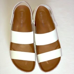 Platform Flat Espadrille Band Strap Sandal